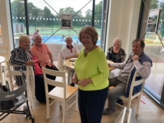 Rosie Stewart who provided the catering at the BCA Bowls afternoon